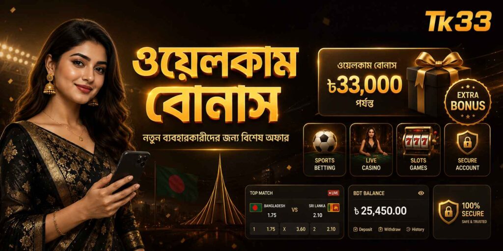 Tk33 বোনাস কোড